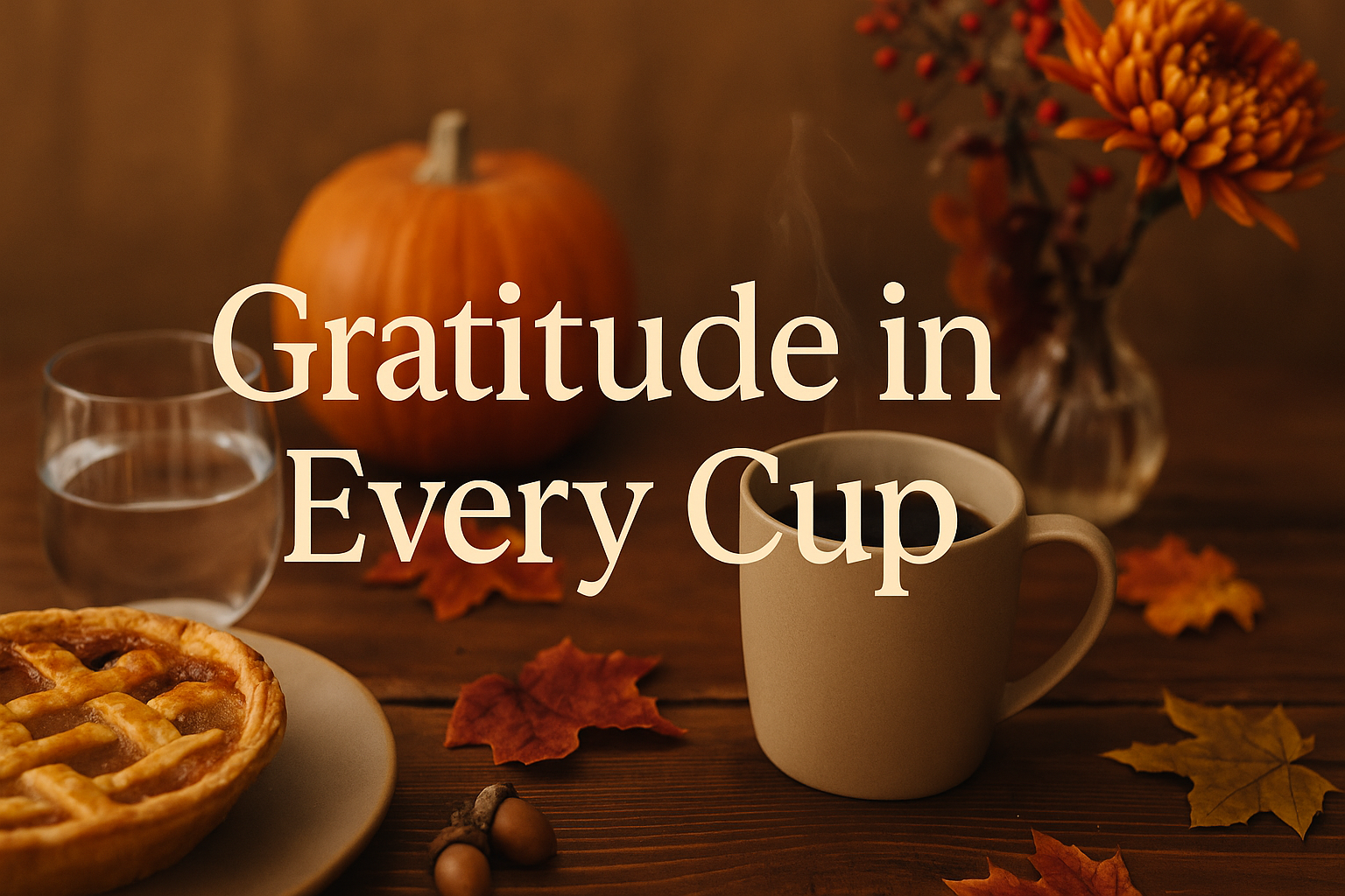 Gratitude, Coffee, and Community: Why Thanksgiving Reminds Us to Be Thankful for Every Cup