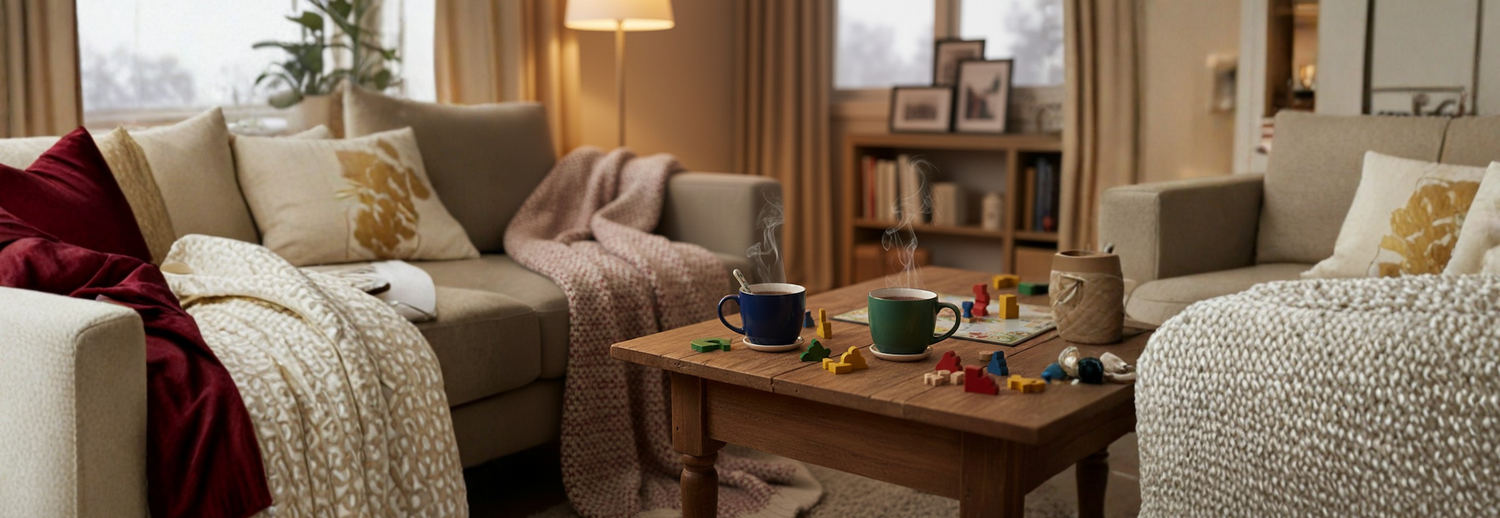 Hygge at Home: Board Games, Movies & Perfect Coffee Pairings