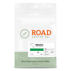 2lb bag of Medium-dark roast Brazil Road Coffee