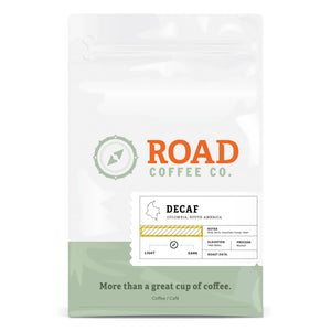 Medium Roast Swiss Water Decaf Colombia Road Coffee