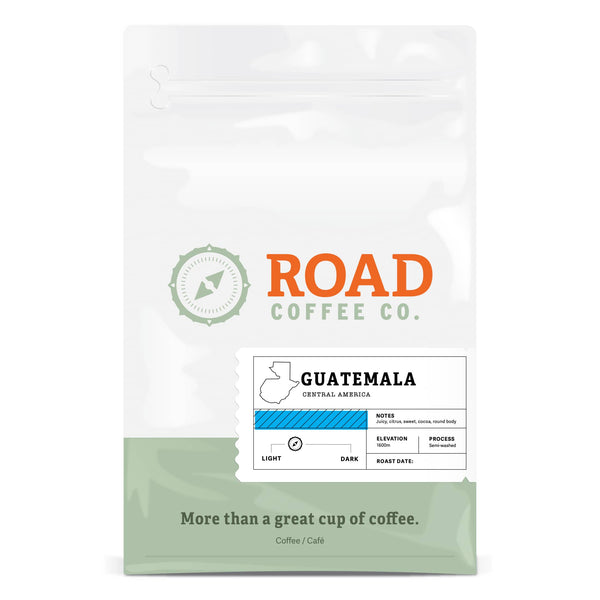 2lb bag of Light roast Guatemala Road Coffee