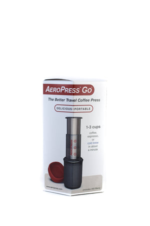 AeroPress Go the better travel coffee press 1-3 cup coffee maker