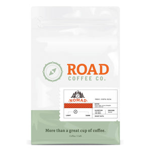 2lb bag of Medium-light roast Nomad blend Road Coffee